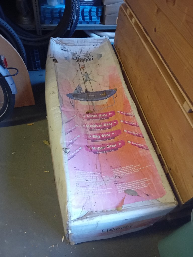 Trampoline, Ophalen, Gebruikt