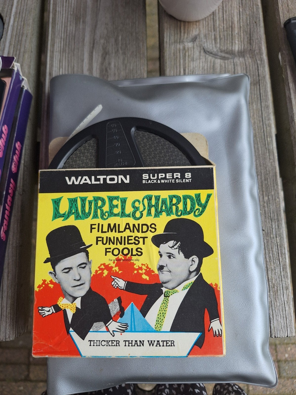 Laurel & Hardy Super 8 Film - Thicker Than Water, Cd's en Dvd's, VHS | Film, Alle leeftijden, Ophalen of Verzenden, Gebruikt, Komedie