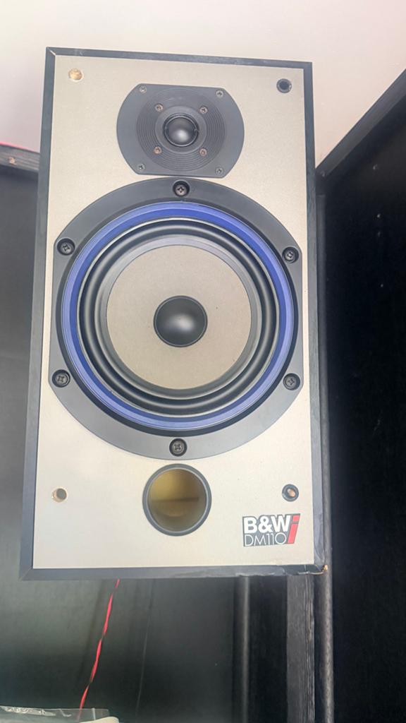 B&W DM110 Speakers - Vintage Hifi Geluid, Audio, Tv en Foto, Luidsprekers, Ophalen, Gebruikt, 60 tot 120 watt, Bowers & Wilkins (B&W)