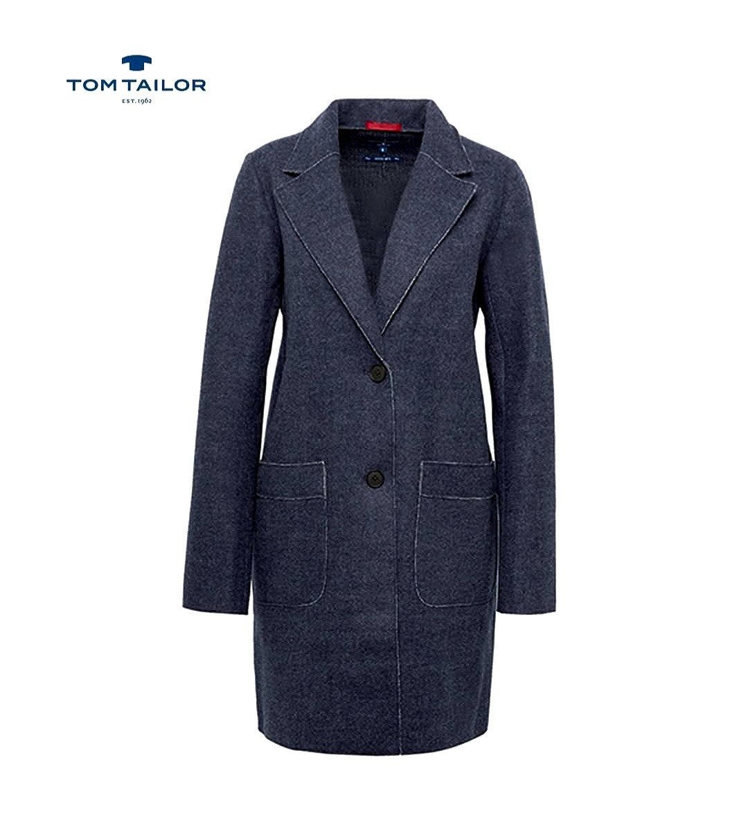Prachtige Tom Tailor Longblazer / Manteljas Grijs Maat XL, Maat 46/48 (XL) of groter, Nieuw, Grijs, Tom Tailor