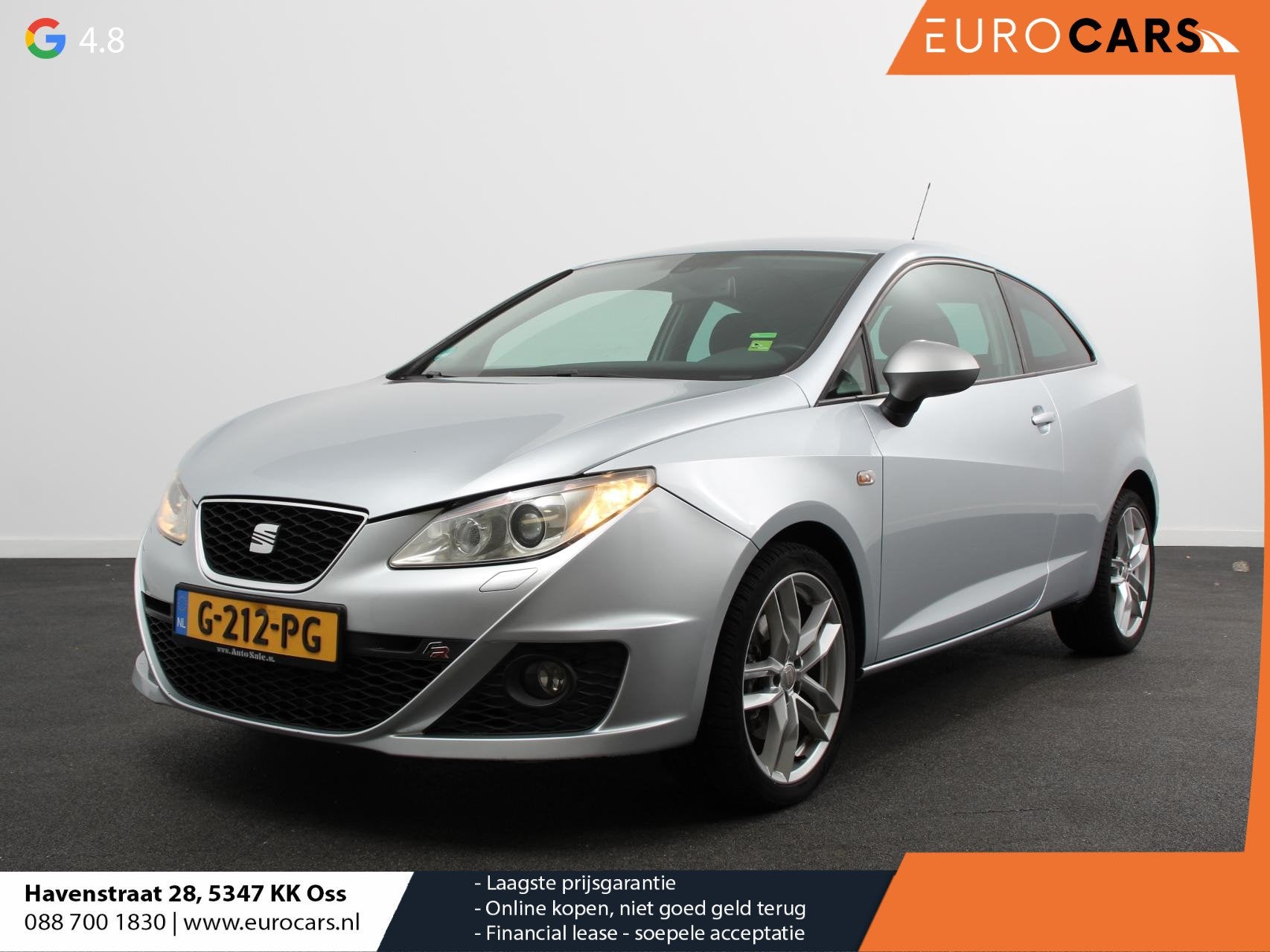 SEAT Ibiza 1.4 TSI 150pk FR Automaat Climate Control Cruise, Auto's, Euro 5, Gebruikt, Zwart, 4 cilinders