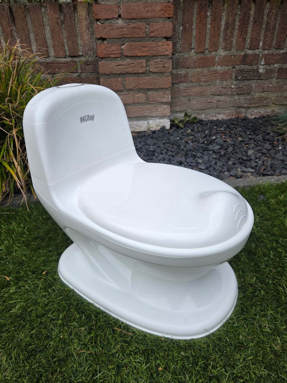 kinder wc met doorspoelen geluid, Ophalen of Verzenden, Zo goed als nieuw