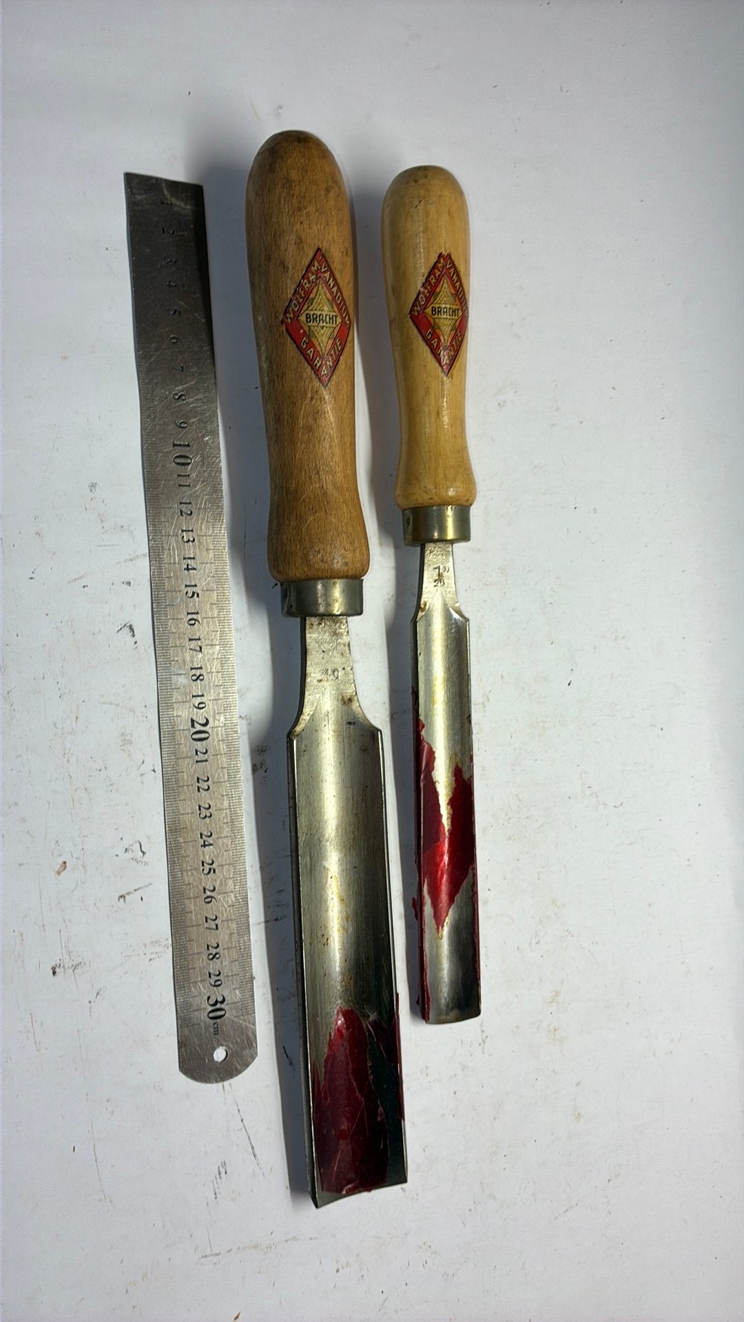 2 nieuwe gutsen BRACHT 26mm 40mm ( guts beitels ), Ophalen of Verzenden