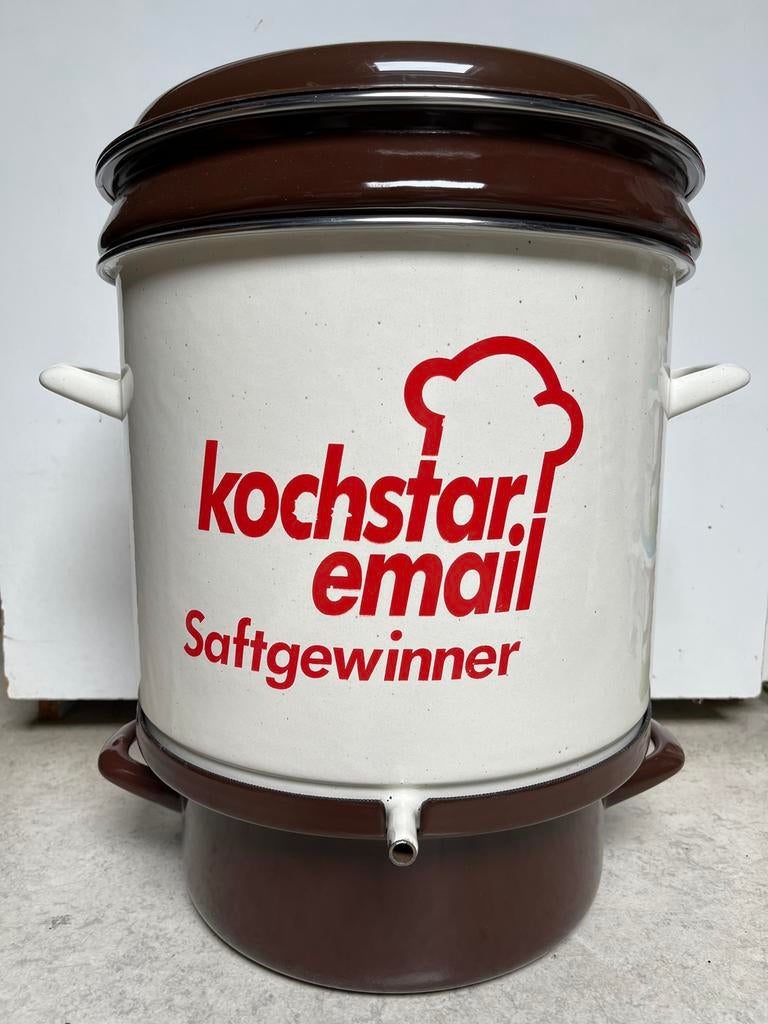 Sapketel - Kochstar Email Saftgewinner, Huis en Inrichting, Ophalen, Zo goed als nieuw, Overige materialen, Overige typen