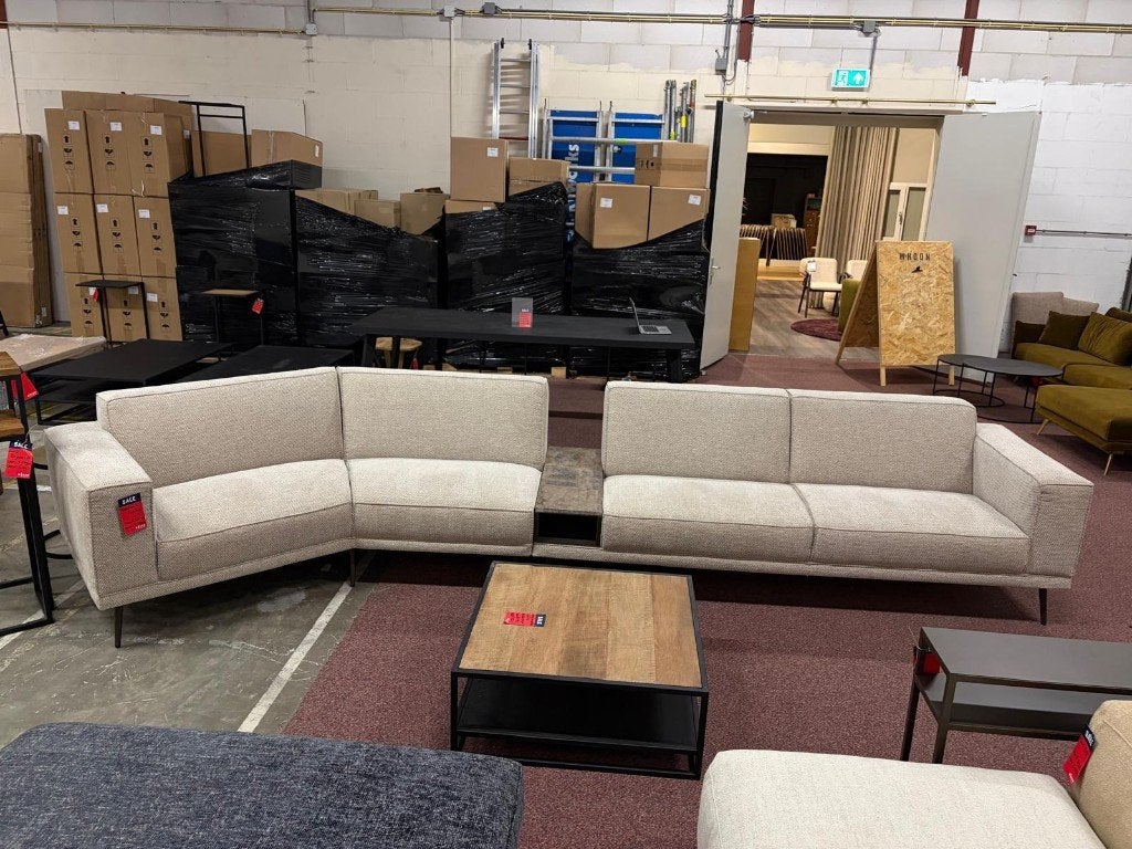 Hoekbank Ardilla l Whoon | Meubilex l van €3392 voor €1949, Ophalen, Minder dan 75 cm, 300 cm of meer, Zo goed als nieuw