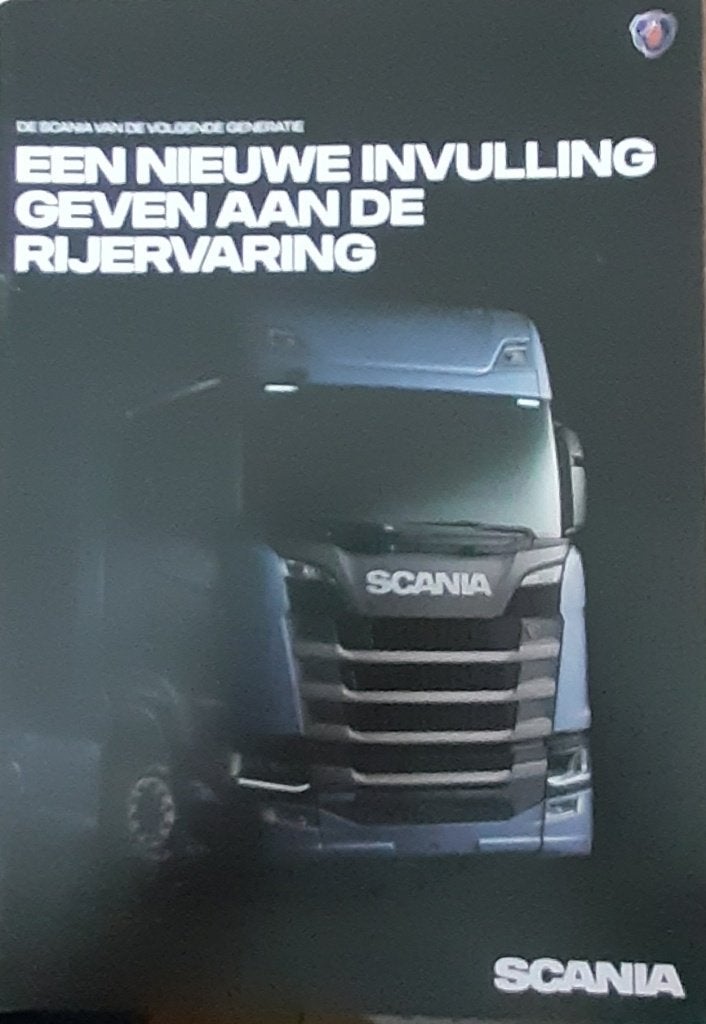 SCANIA FOLDER EEN NIEUWE AAN VULLING., Onbekend, Ophalen of Verzenden, Zo goed als nieuw, Overige merken