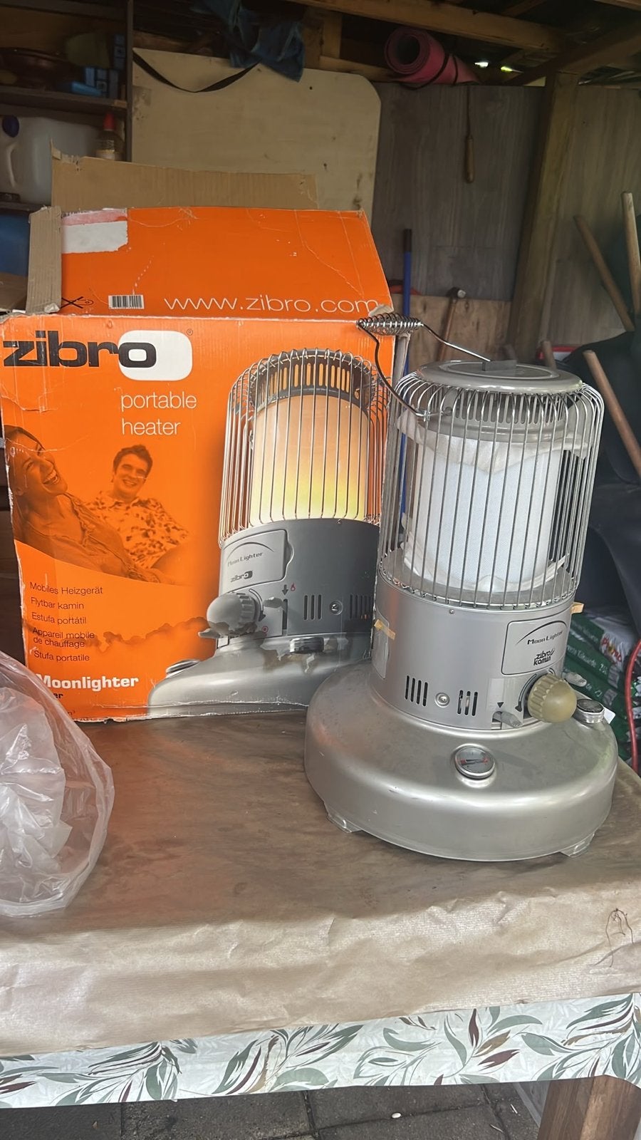 Zibro Moonlighter Portable Heater - Zo goed als nieuw, Doe-het-zelf en Verbouw, Ophalen, Zo goed als nieuw, 800 watt of meer, Kachel