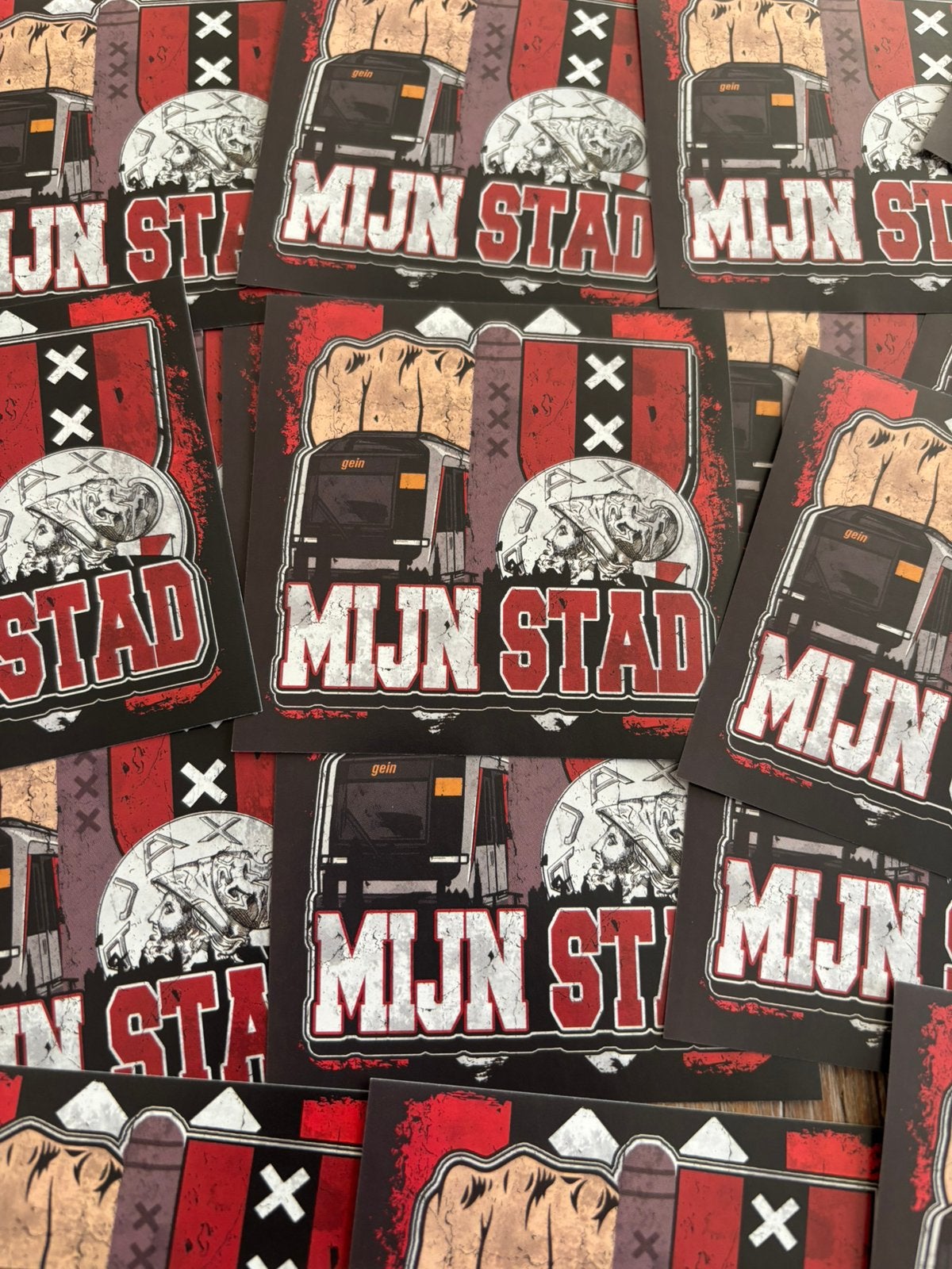 Ajax sticker, Ophalen of Verzenden, Zo goed als nieuw, Bedrijf of Vereniging