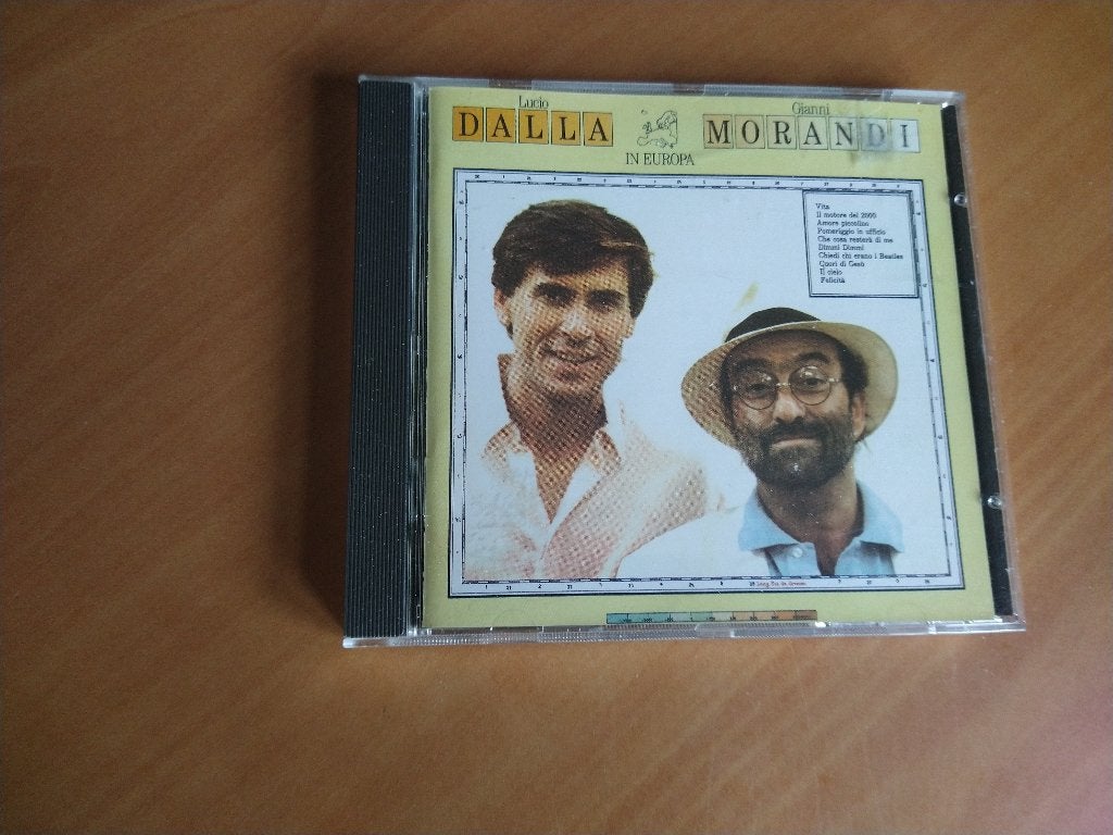 CD Lucio Dalla en Gianni Morandi in Europa, Ophalen of Verzenden, Zo goed als nieuw