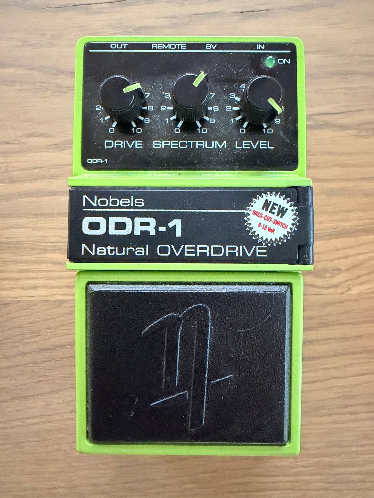 Nobels ODR-1 Natural Overdrive pedaal zgan, Ophalen of Verzenden, Gebruikt, Distortion, Overdrive of Fuzz