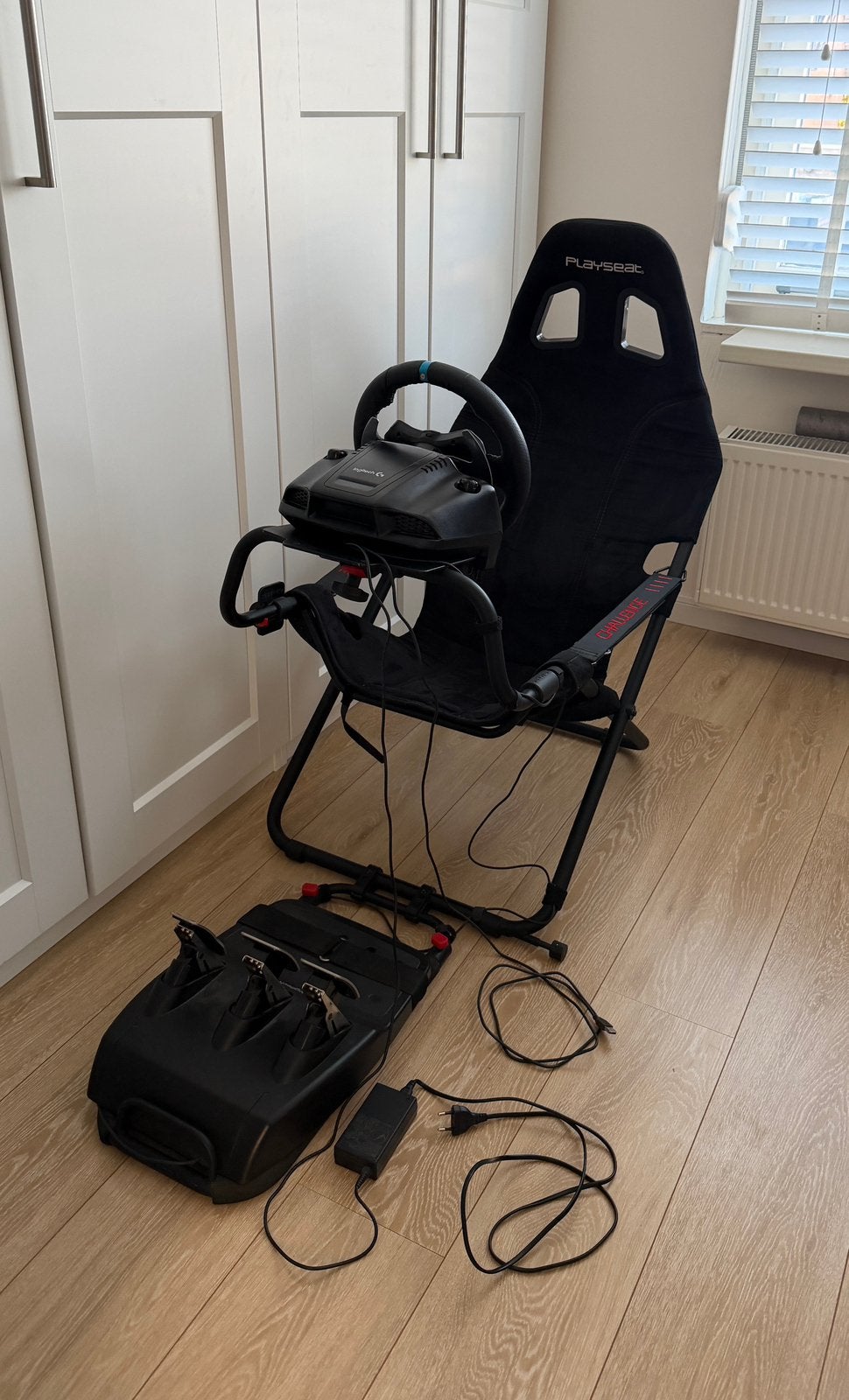 Playseat challenge met Logitech g29 stuur en pedalen, Spelcomputers en Games, Ophalen, Zo goed als nieuw, Playseat of Racestoel