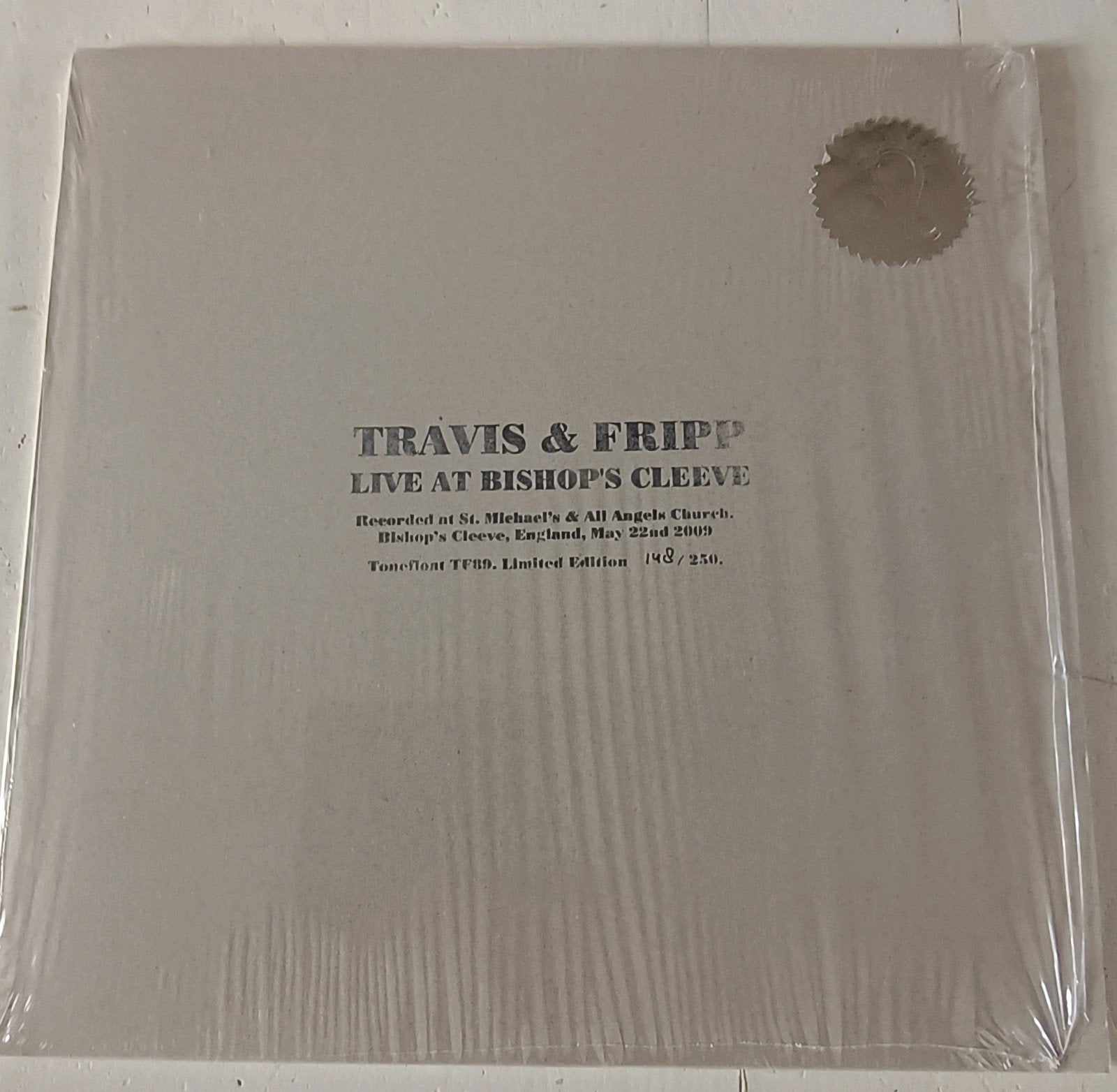 Travis & Robert Fripp - Live at Bishop's Cleeve LP, LP, Verzenden, Overige genres, Geseald