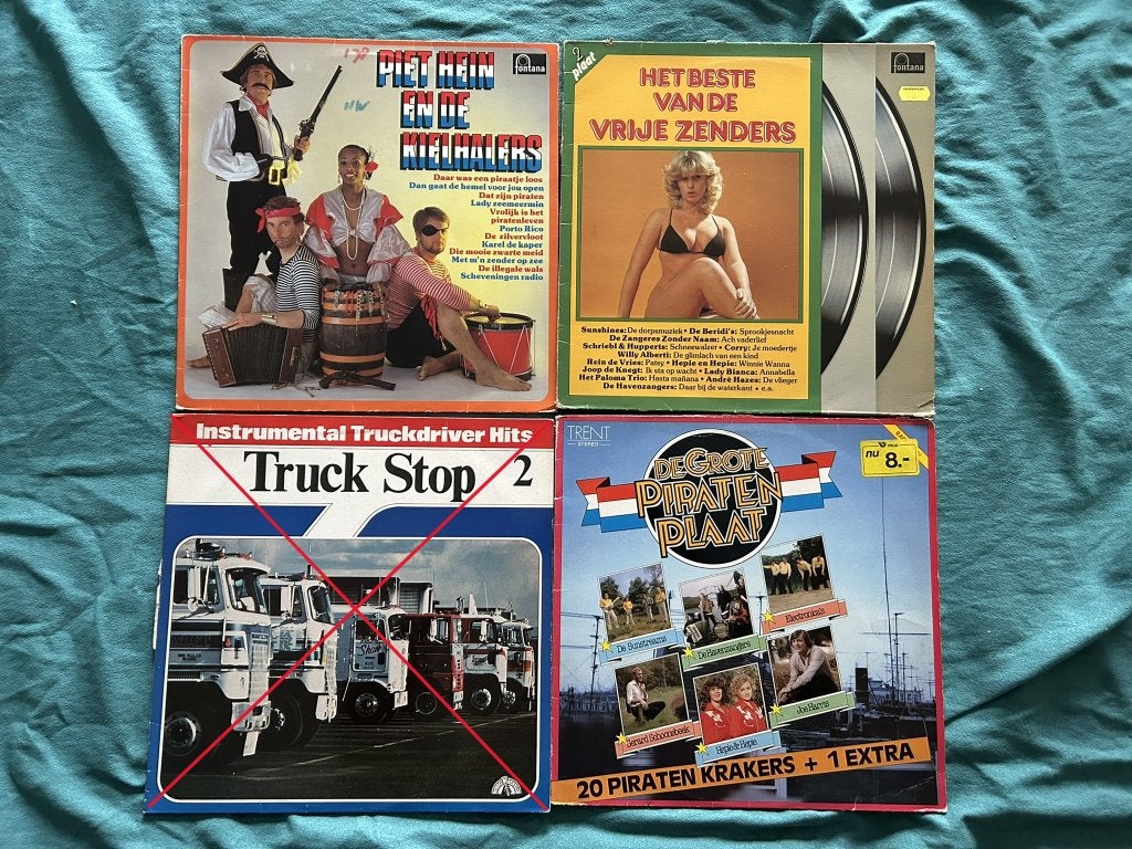 3 LP's Piraat (ook per stuk te koop), Cd's en Dvd's, LP, Gebruikt, Ophalen of Verzenden, 12 inch