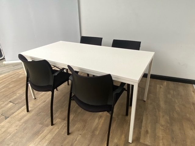Kantinetafel wit (160), Ophalen, Gebruikt