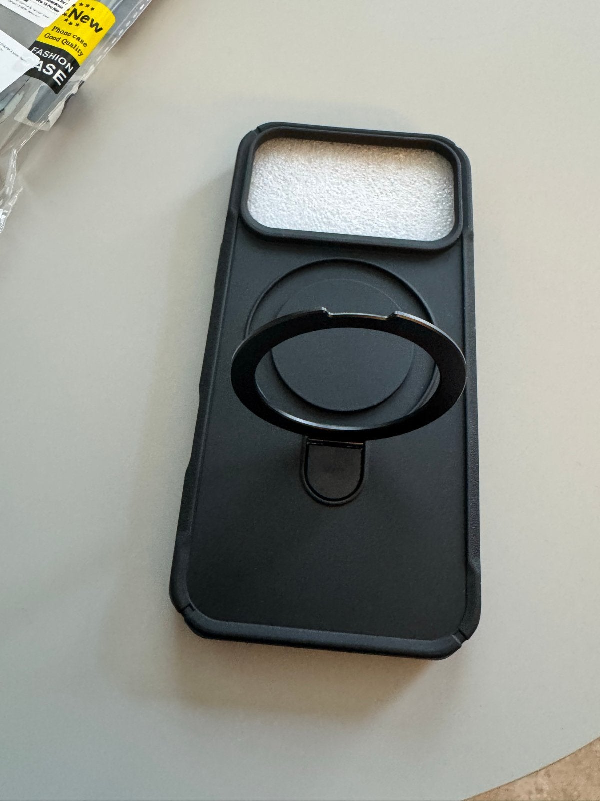 MagSafe Hoesje met Stand voor iPhone 17/18 Pro Max, Telecommunicatie, Kunststof, IPhone 17, Zwart, Nieuw