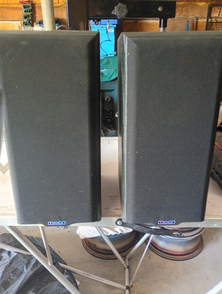 Mission luidsprekers, Ophalen, Stereo speakers, Gebruikt, 60 tot 120 watt