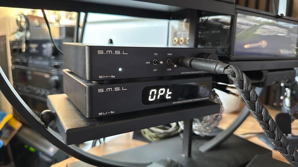 SMSL su6 / sh6 dac amp stack, Overige merken, Overige systemen, Ophalen of Verzenden, Zo goed als nieuw