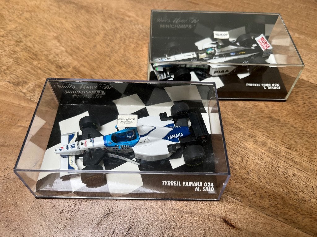 Minichamps Formule 1 modelauto's - Tyrrell Yamaha & Ford, Ophalen of Verzenden, Zo goed als nieuw, Auto, MiniChamps