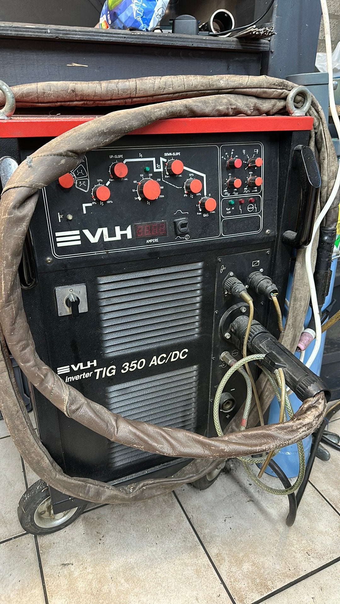 EVLH Inverter TIG 350 AC/DC Lasapparaat, Ophalen, Gebruikt, 250 ampère of meer, Tig