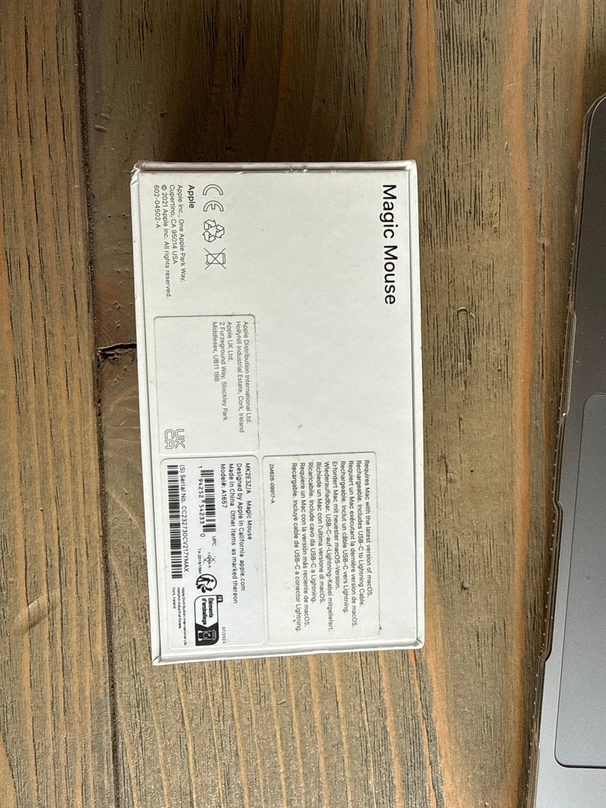 Foto 8 van MacBook Air M1 2020 8GB/256GB met Magic Mouse