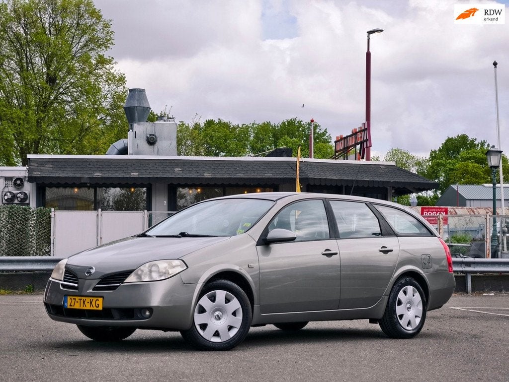 Nissan Primera Estate 1.8 Visia / AIRCO / NAVI / CAMERA /, Voorwielaandrijving, Stof, Gebruikt, 4 cilinders