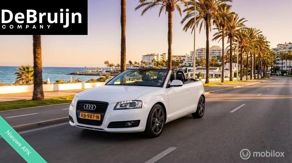 Audi A3 Cabriolet 1.8 TFSI| Leder | Navi | Cruise | APK, Auto's, Audi, Voorwielaandrijving, Euro 5, Gebruikt, Huisgarantie