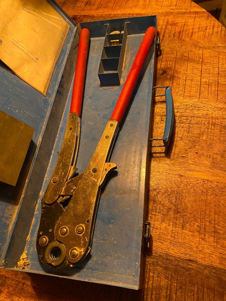 Uponor handperstang in koffer, Doe-het-zelf en Verbouw, Ophalen, Gebruikt, Overige typen, Overige merken