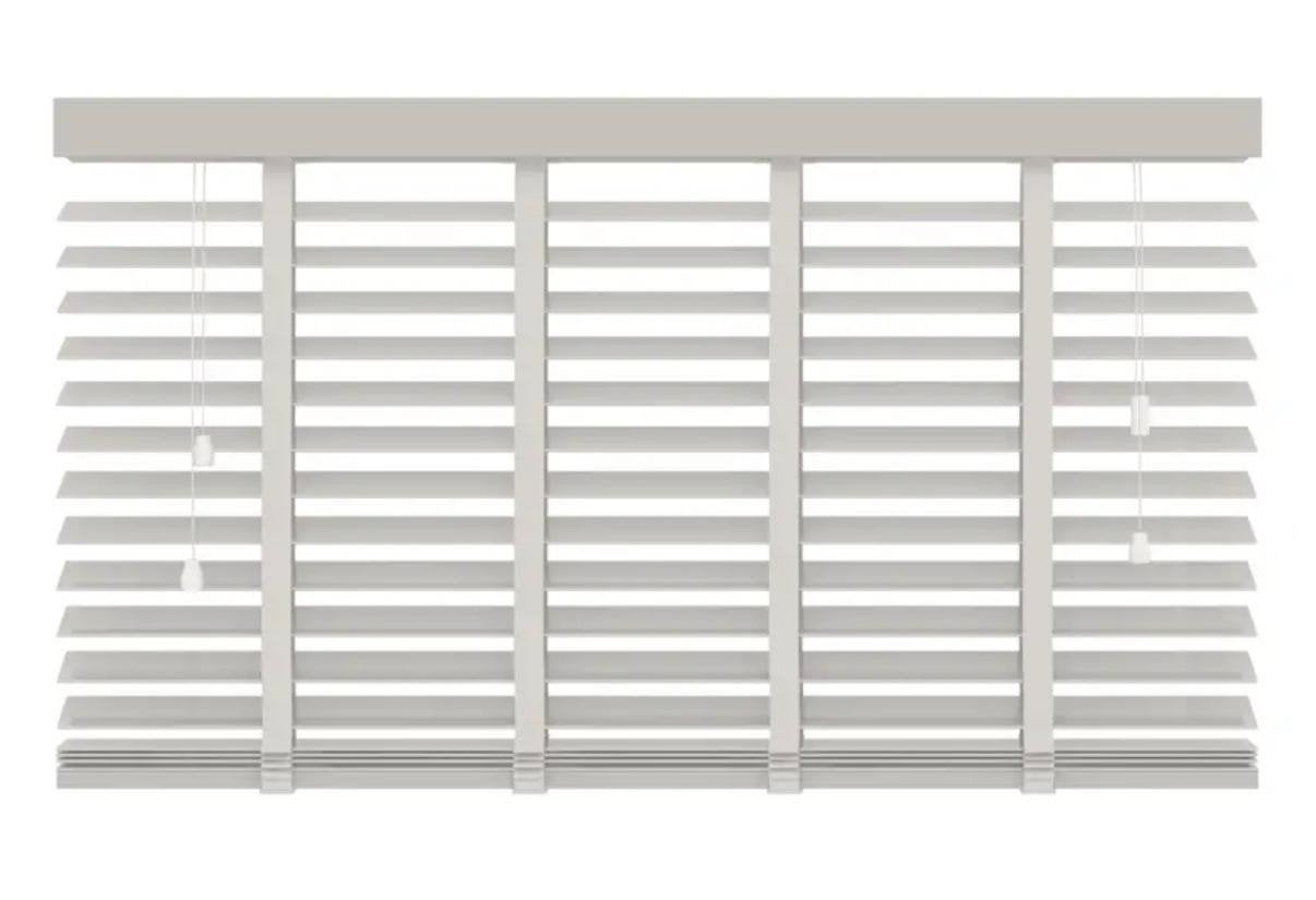 Luxaflex 5x merk Karwei. Wit hout., Ophalen