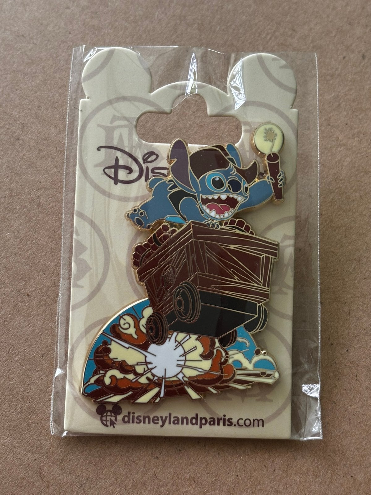 Disney pin Stitch Big Thunder Mountain Mine train, Ophalen of Verzenden, Overige figuren, Zo goed als nieuw