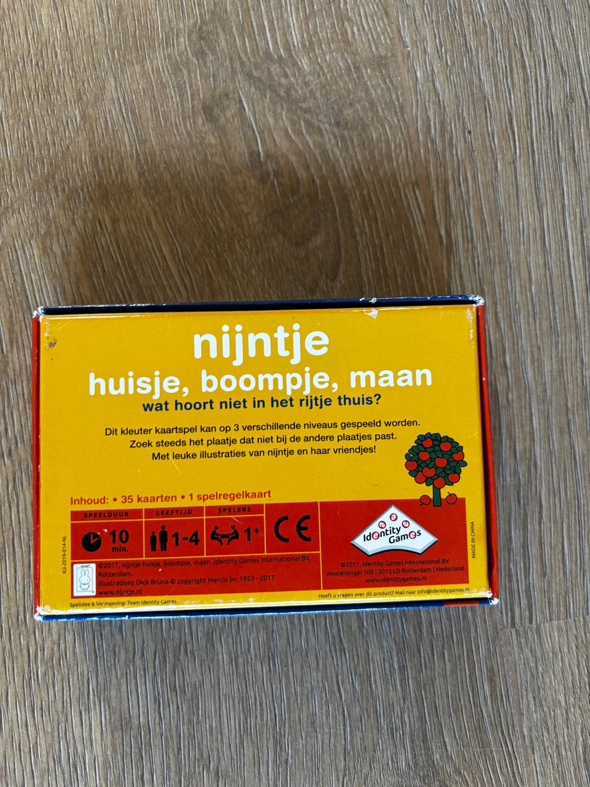 Nijntje huisje, boompje, maan kaartspel, Ophalen of Verzenden, Gebruikt, Puzzelen