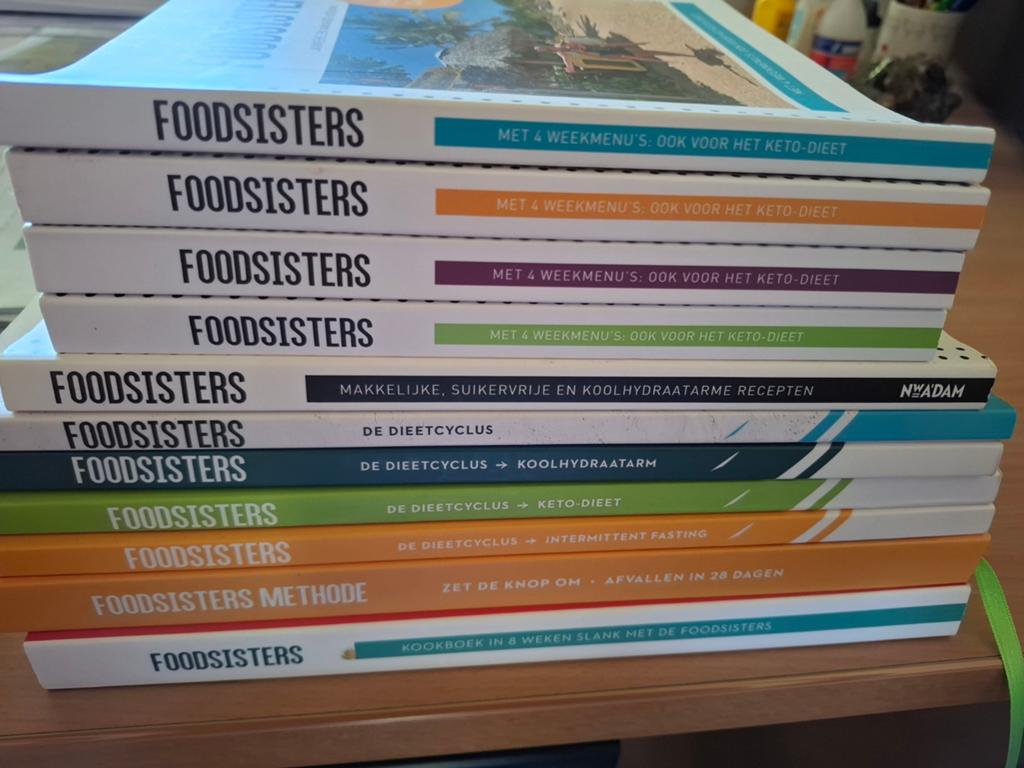 FoodSisters Dieet- en Kookboeken Collectie (10 boeken), Ophalen of Verzenden, Zo goed als nieuw, Dieet en Voeding, FoodSisters