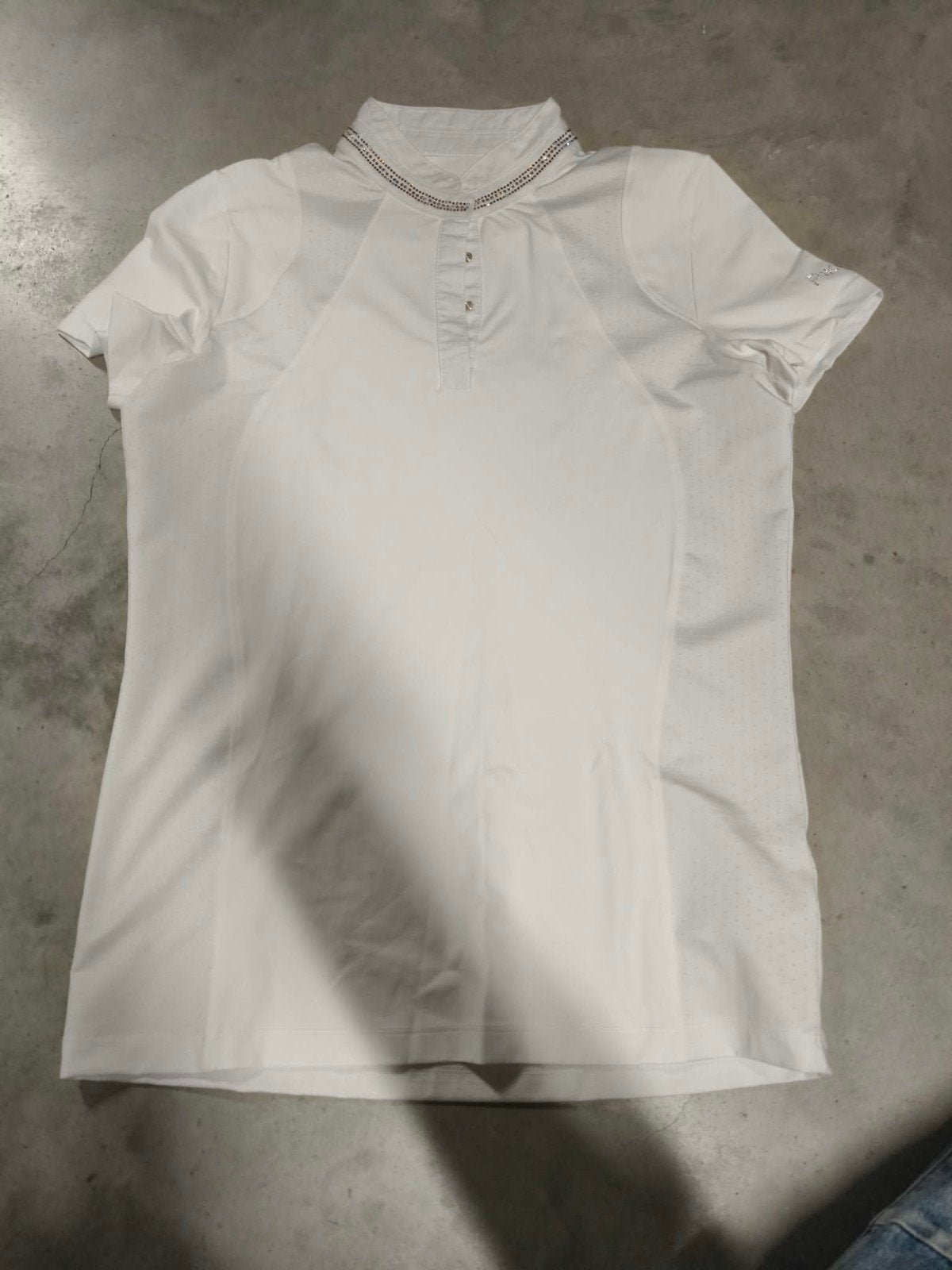 Pikeur wedstrijdshirt maat 38 met roze strass steentjes, Dieren en Toebehoren, Paardrijkleding, Dressuur, Nieuw, Ophalen of Verzenden