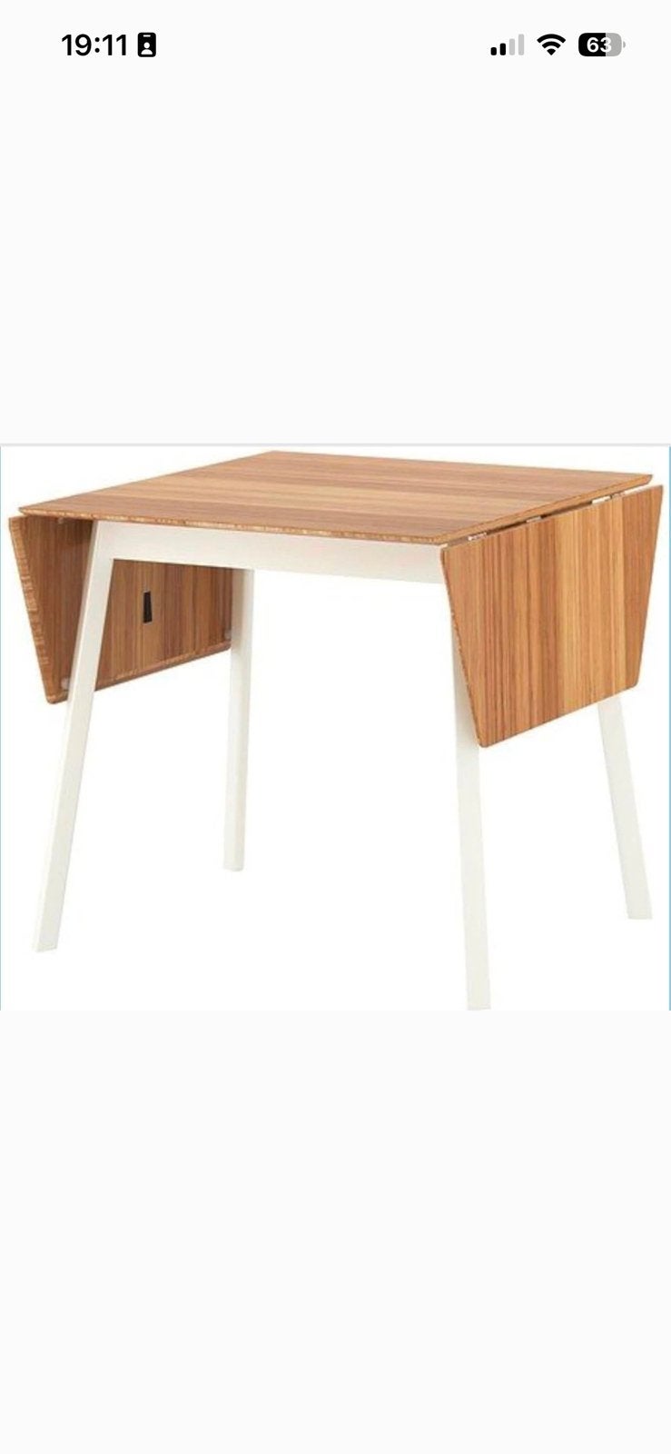 IKEA PS 2012 klaptafel, Ophalen, Zo goed als nieuw