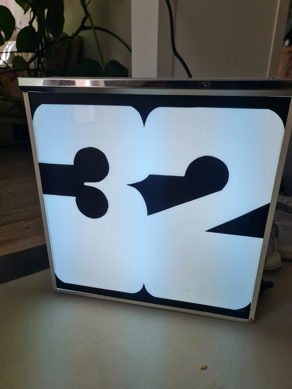 Vintage Lichtbak '32' - Decoratieve Verlichting, Wit, Overige merken, Gebruikt, Overige fittingen