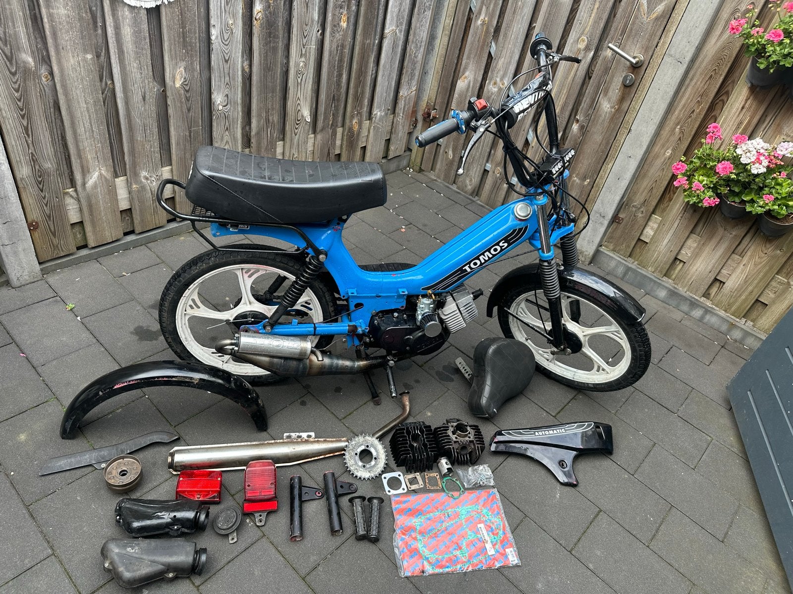 Tomos A35 met 65cc setup en extra onderdelen, Ophalen, Gebruikt, Maximaal 45 km/u, Overige modellen