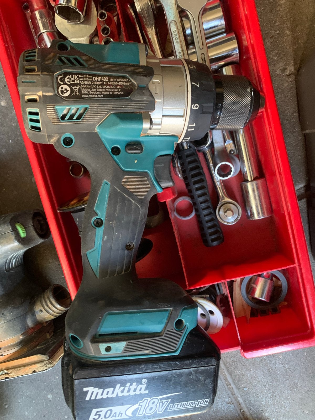 Makita DHP482 18V Accuboormachine met klopfunctie