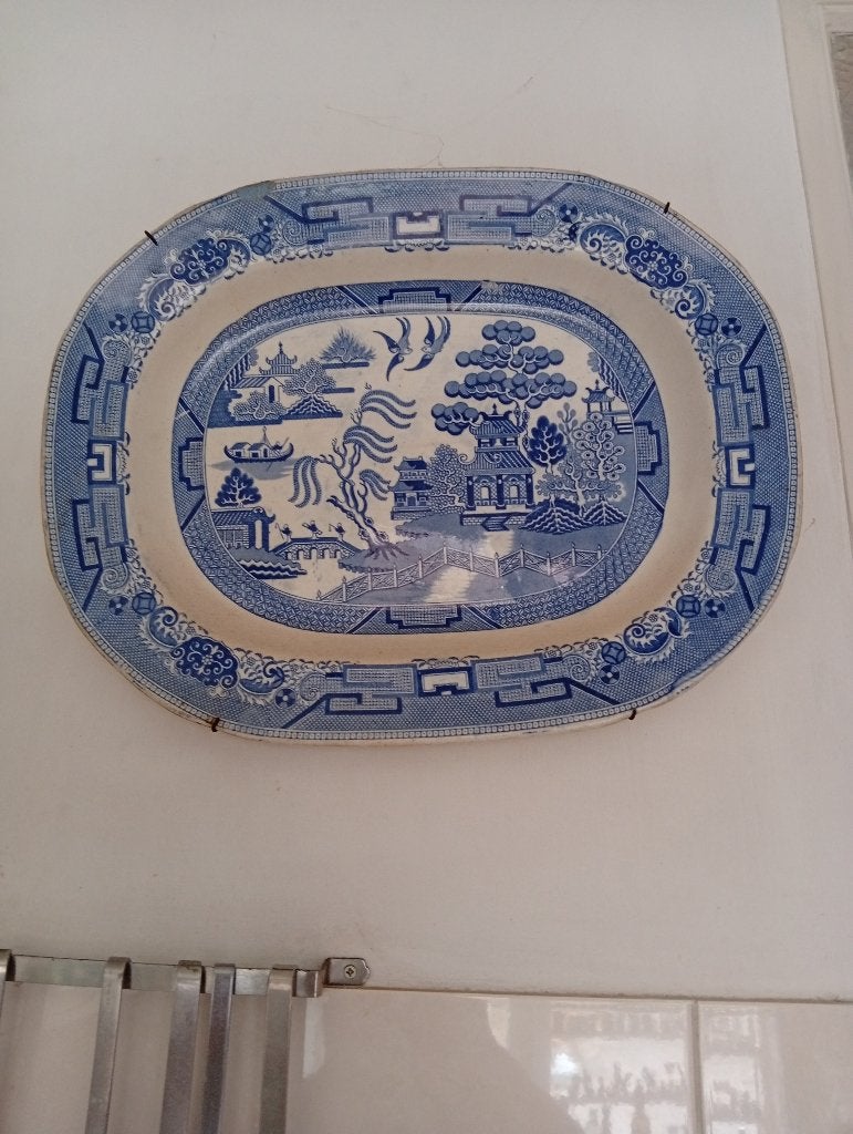 Te koop antieke Engelse Plate, Ophalen of Verzenden