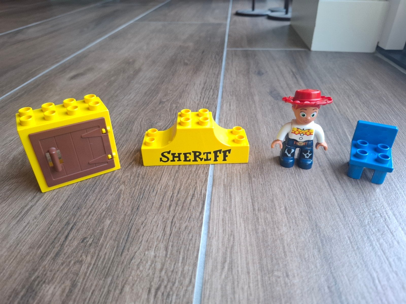 Onderdelen Lego Duplo 5657 Sheriff Woody en Sheriff kantoor, Gebruikt, Overige thema's, Ophalen of Verzenden, Duplo