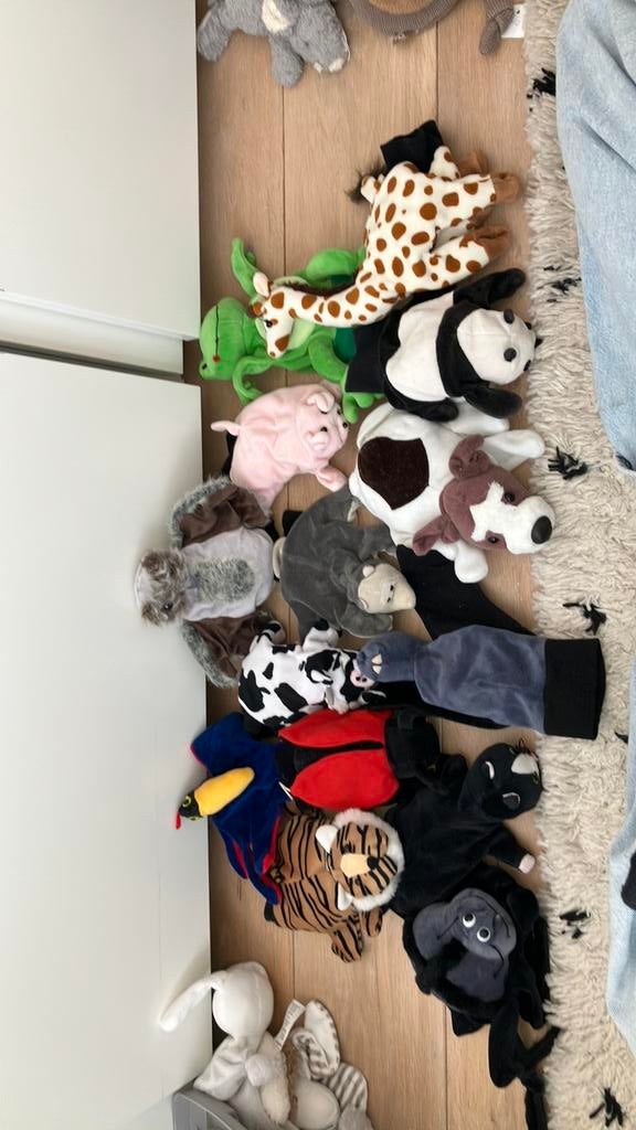 Beleduc handpoppen, Ophalen of Verzenden, Gebruikt, Hond, Interactief