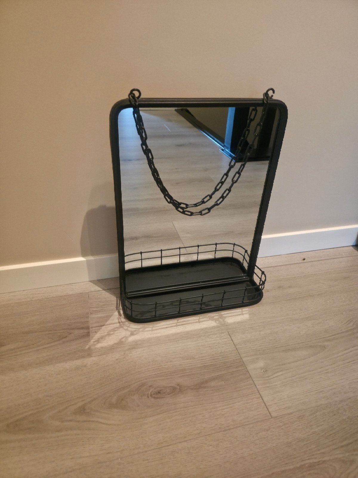 Industriële spiegel, Huis en Inrichting, Woonaccessoires | Spiegels, Ophalen, Minder dan 50 cm, Nieuw, Minder dan 100 cm