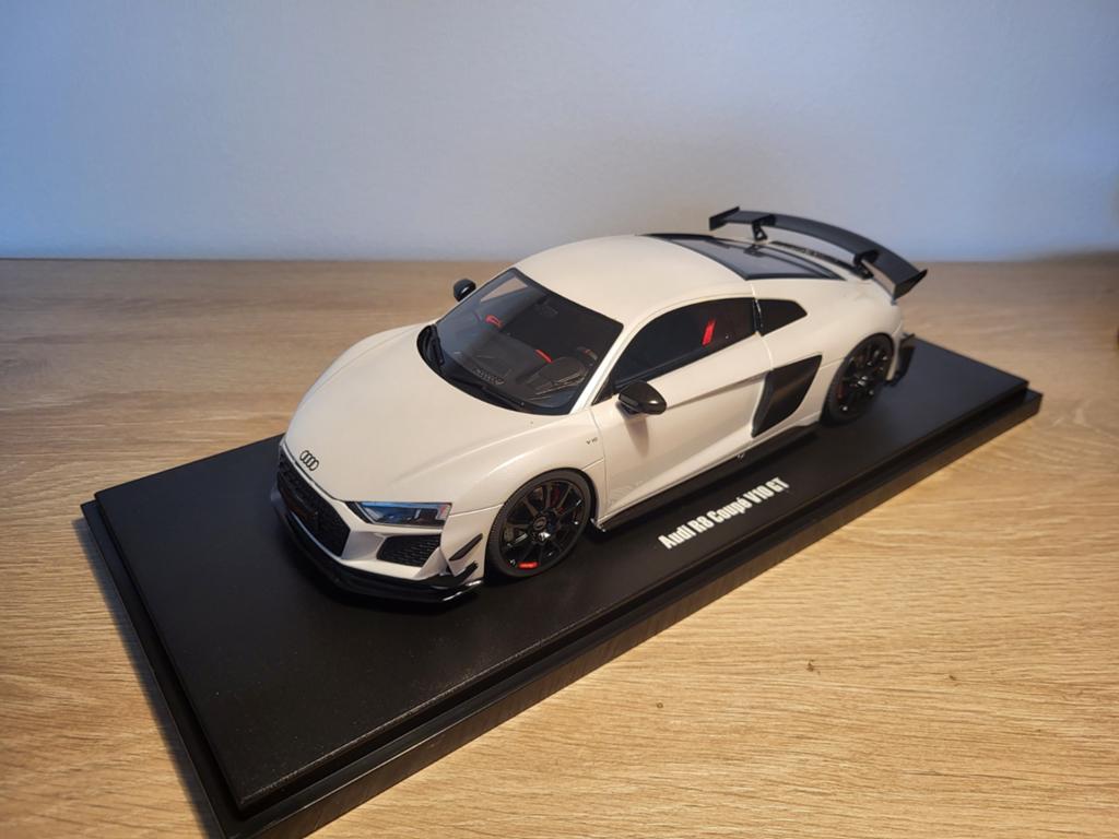 Audi R8 GT V10 RWD- GT Spirit - Wit, Hobby en Vrije tijd, Modelauto's | 1:18, Ophalen of Verzenden, Nieuw, Auto, Overige merken