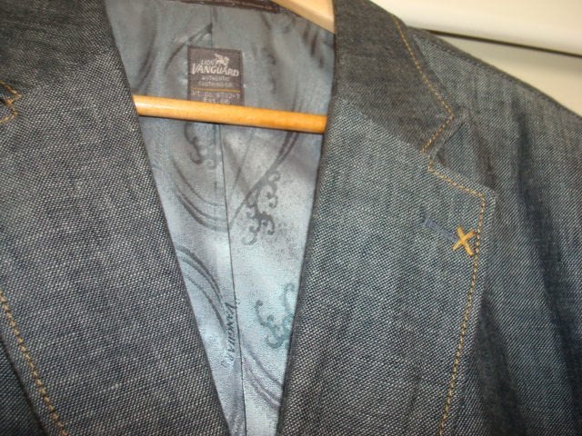 Vanguard Colbert/Blazer..100% linnen, Blauw, Overige maten, Ophalen of Verzenden, Zo goed als nieuw