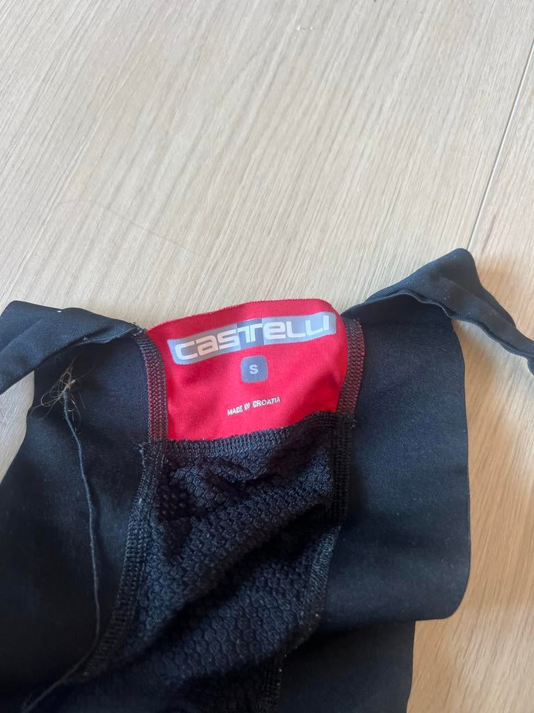 Castelli lange fietsbroek maat S, Fietsen en Brommers, Fietsaccessoires | Fietskleding, S, Gebruikt, Dames, Onderkleding