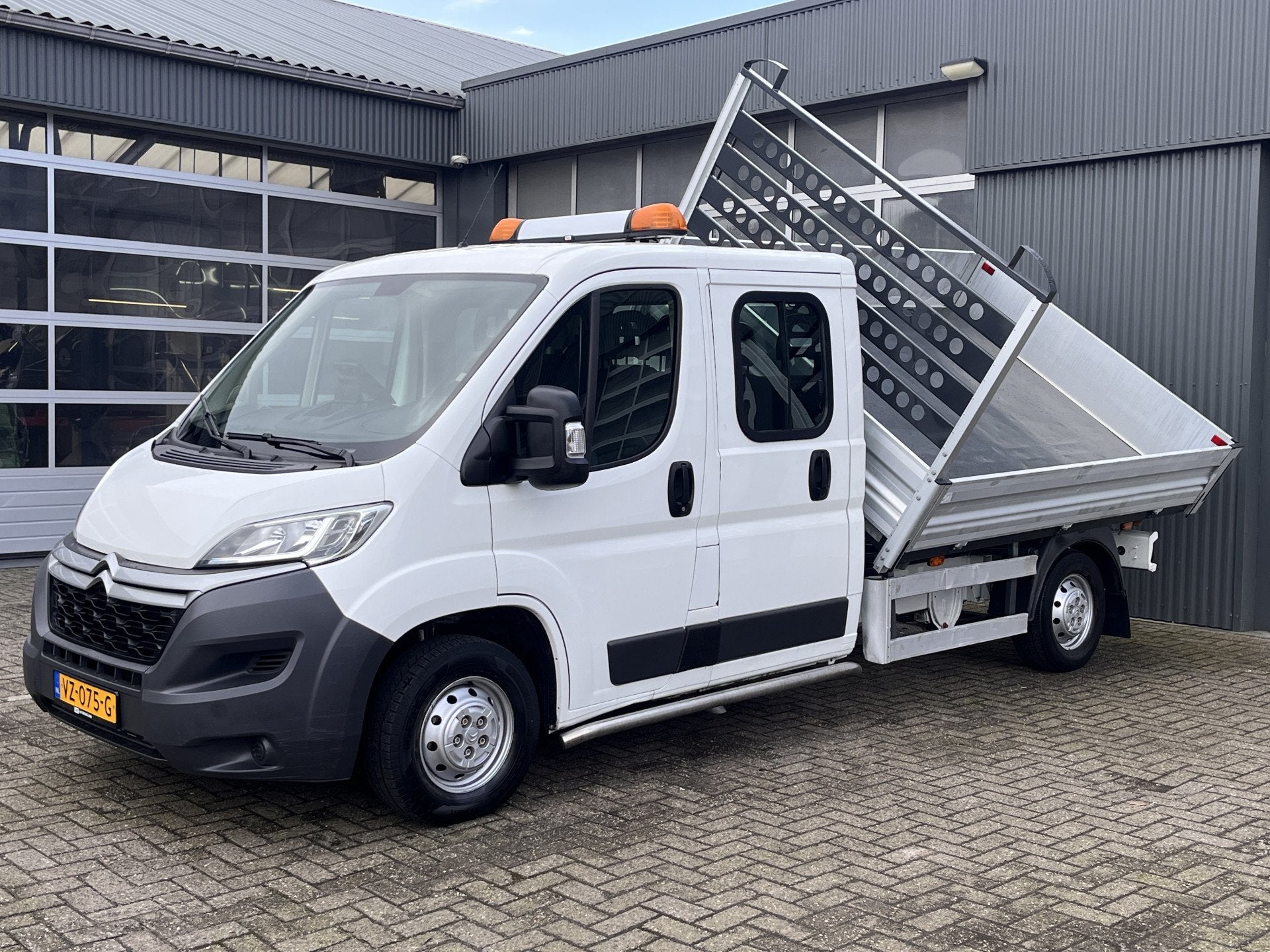 Citroën Jumper 35 2.2 HDI L3 3 Zijdenkipper Kieper Trekhaak, Auto's, Voorwielaandrijving, Euro 5, Stof, Gebruikt