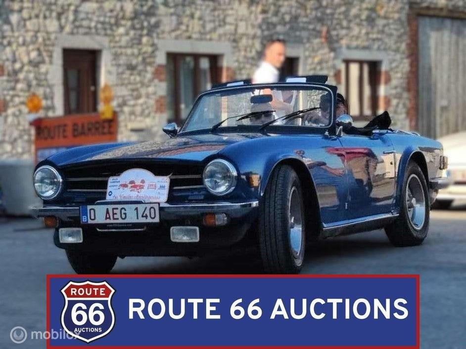 Triumph TR6 | 1976 | Route 66 Auctions, Auto's, Overige carrosserieën, Triumph, Zwart, Bedrijf