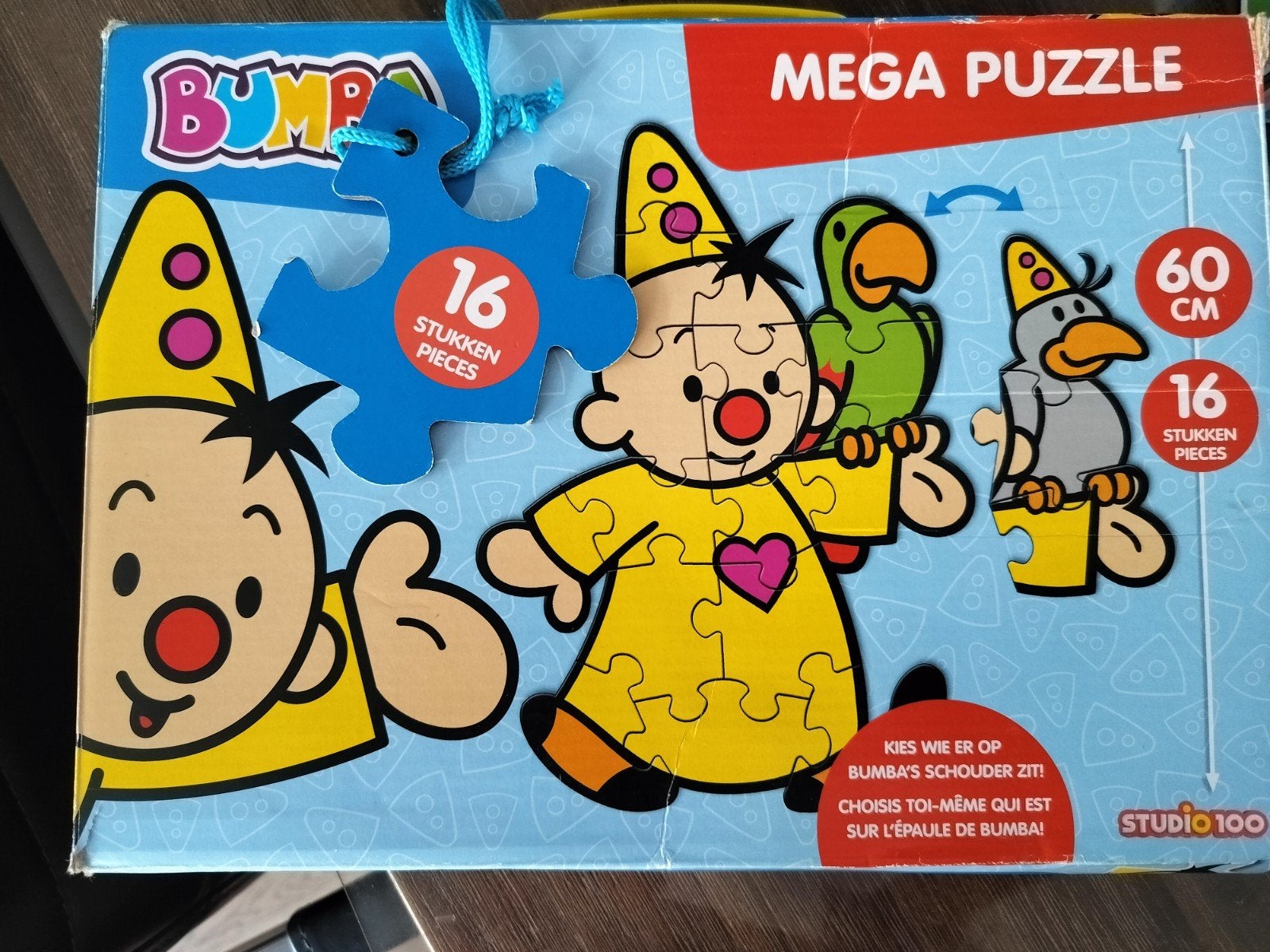 Bumba Mega Puzzel - 16 Stukken, Ophalen of Verzenden, 10 tot 50 stukjes, Gebruikt, 2 tot 4 jaar