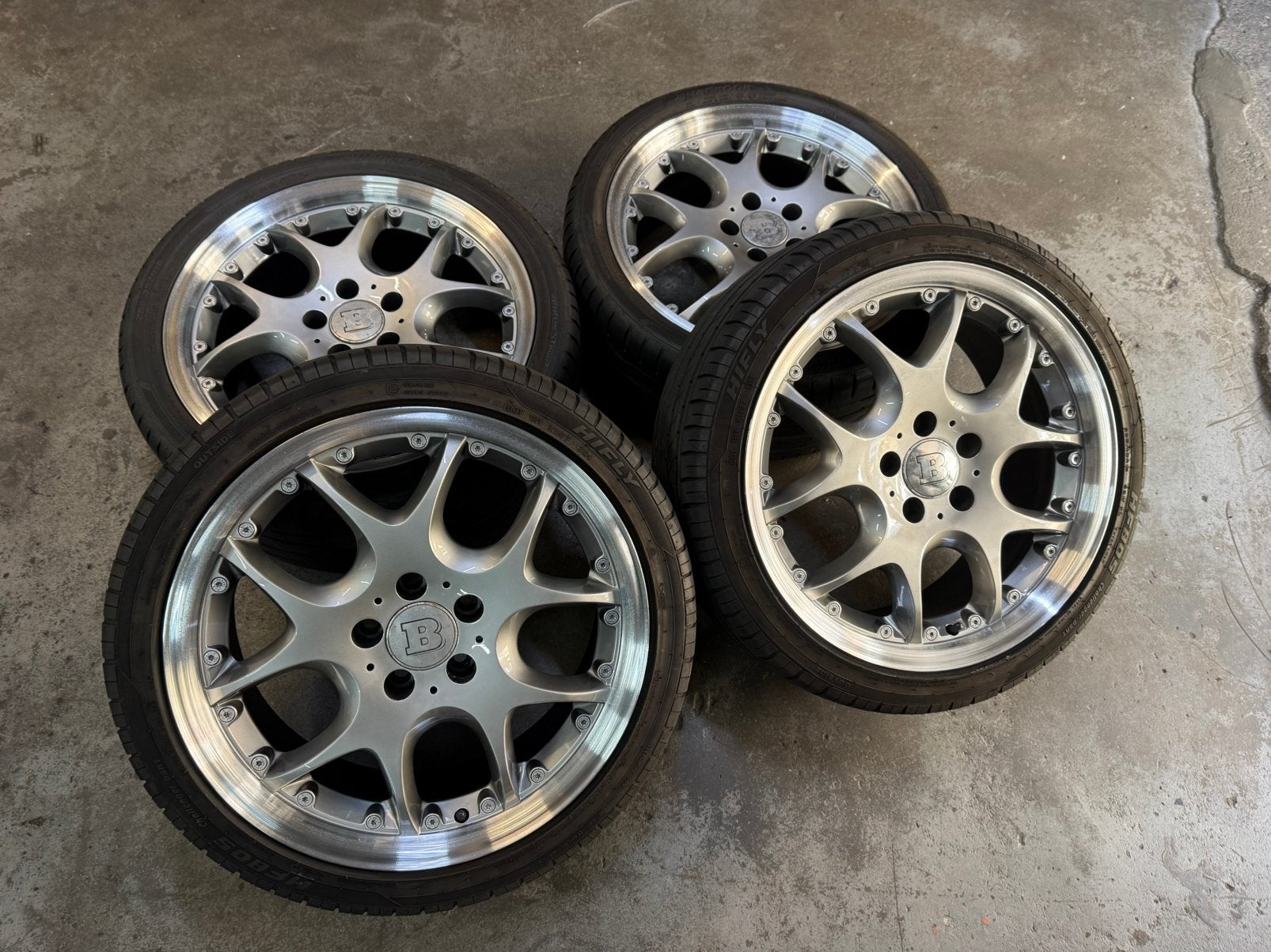 ✅ 18 inch Monoblock Brabus velgen AMG 5x112 W124 W201 W210, 18 inch, Gebruikt, Banden en Velgen, Ophalen of Verzenden
