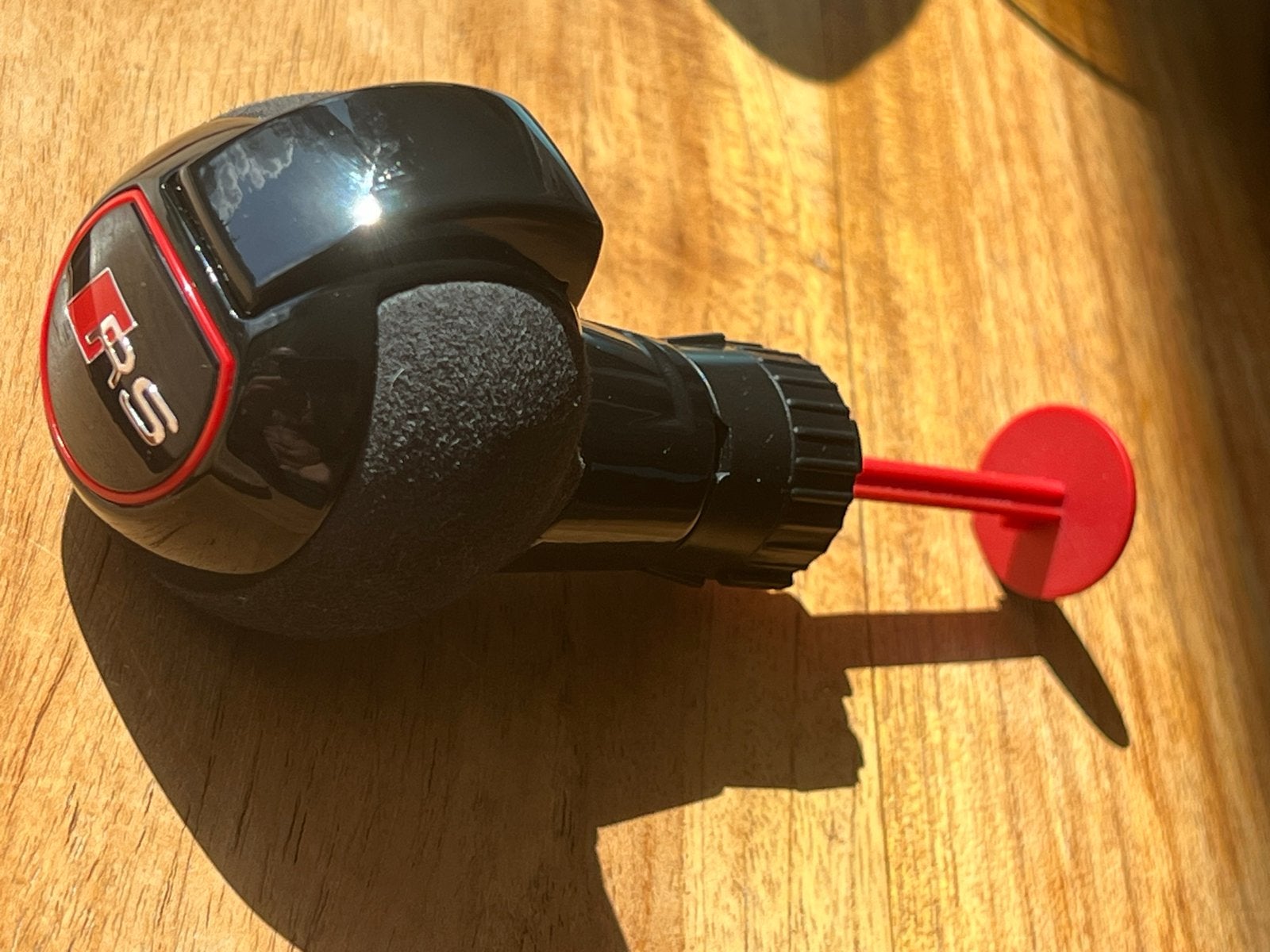 Audi RS Alcantara S-tronic Schakelknop Glanzend Zwart, Ophalen of Verzenden