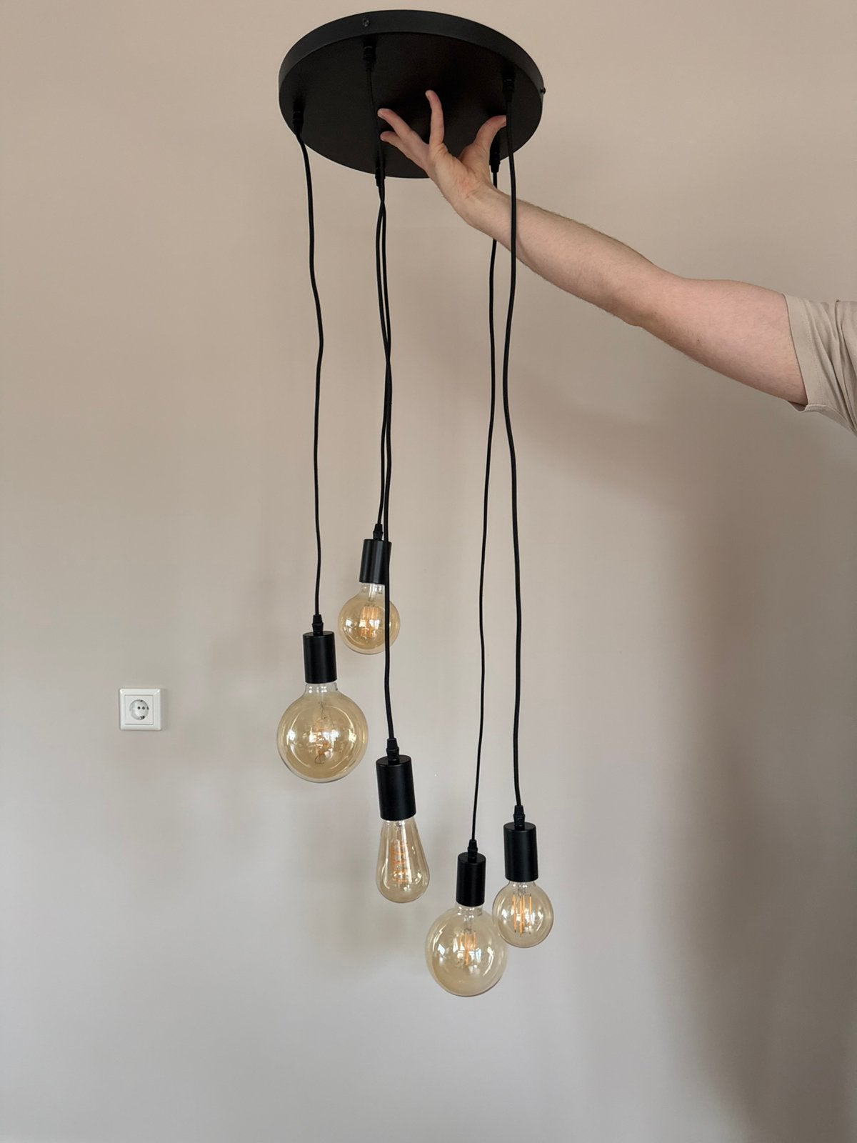 Light & living hanglamp, Ophalen, Zo goed als nieuw, 75 cm of meer