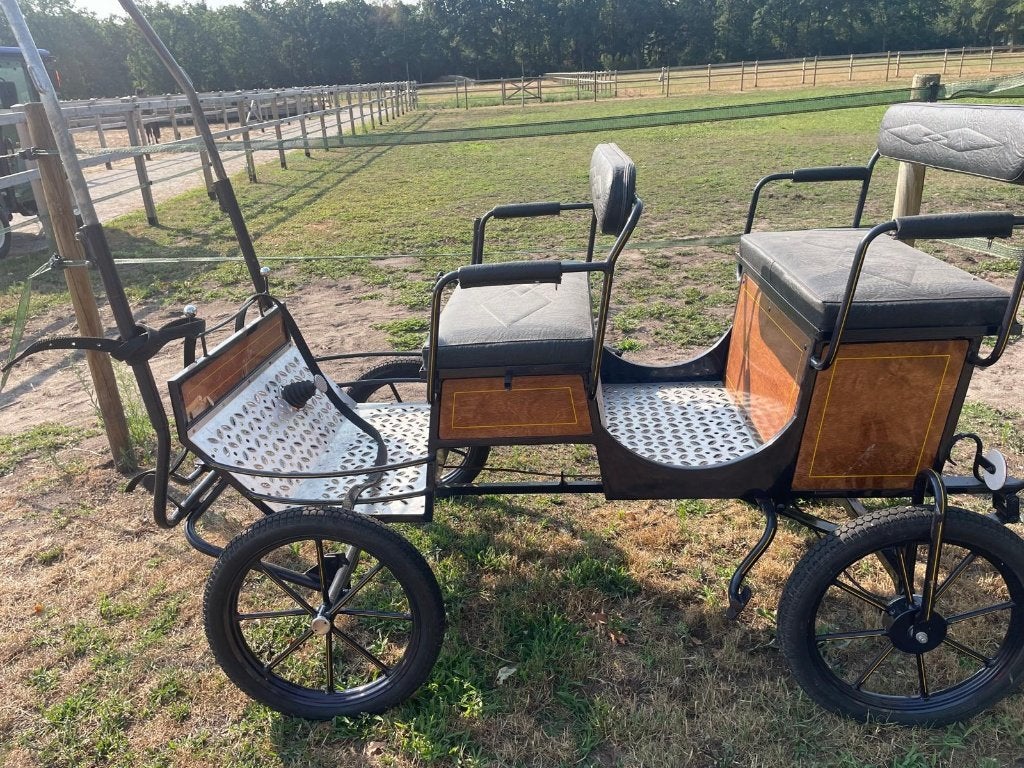 Menwagen enkel en dubbel span, Dieren en Toebehoren, Zo goed als nieuw, Marathonwagen, Pony